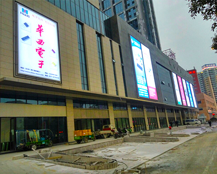 浙江商場(chǎng)及市(shì)政工(gōng)程外(wài)牆燈箱解決方案